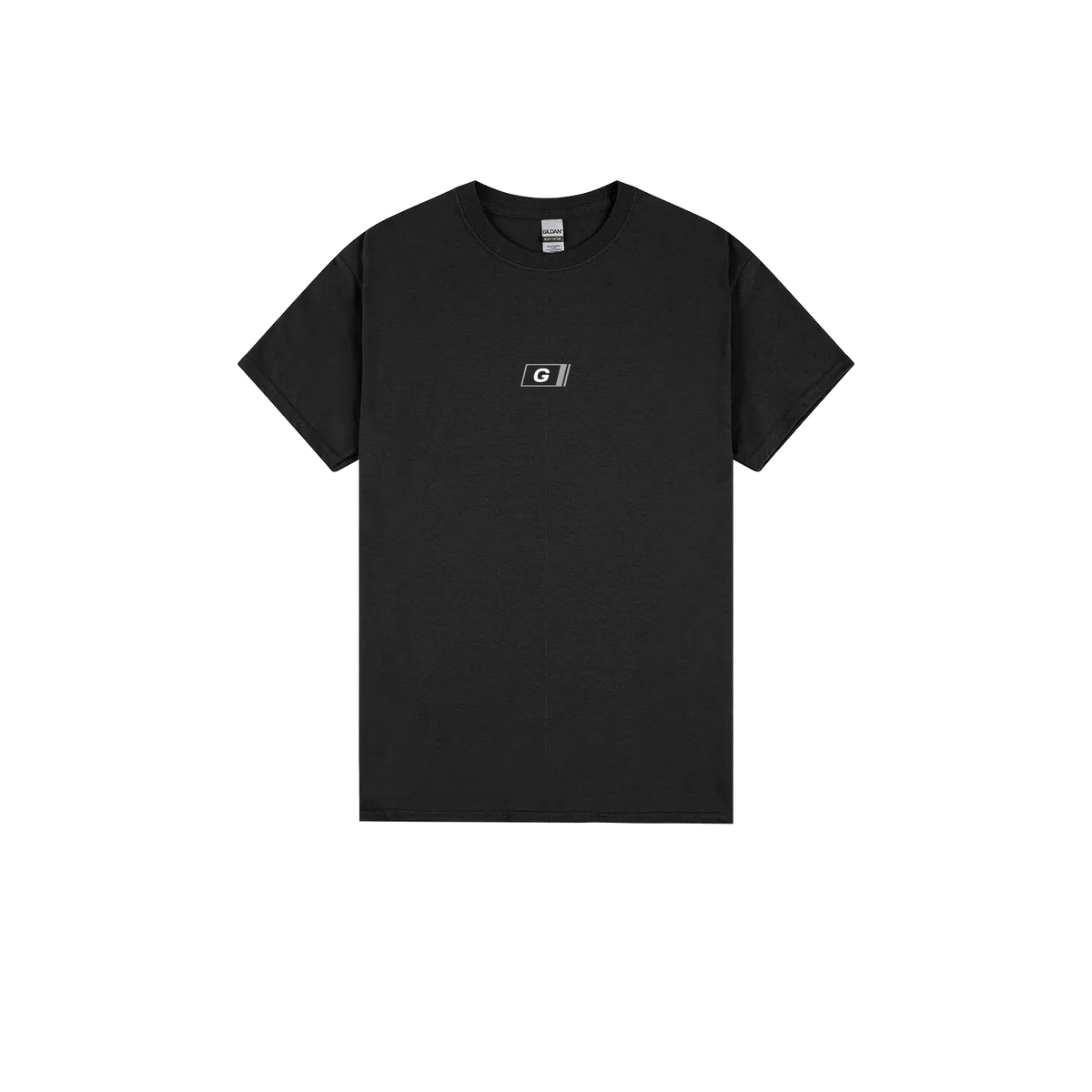 Black front flat lay