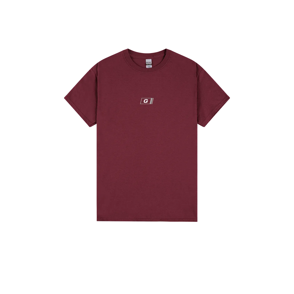 Maroon front flat lay